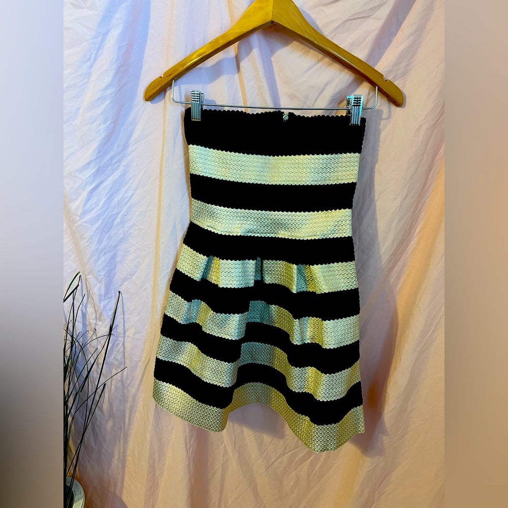 Gorgeous Cocktail or Party Dress Gold and Black NWOT